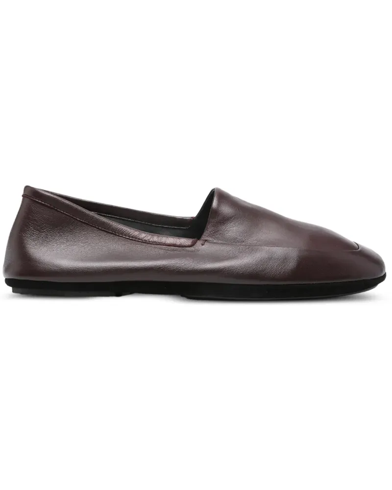 Christophe Lemaire nappa-leather indoor slippers - Violett Violett