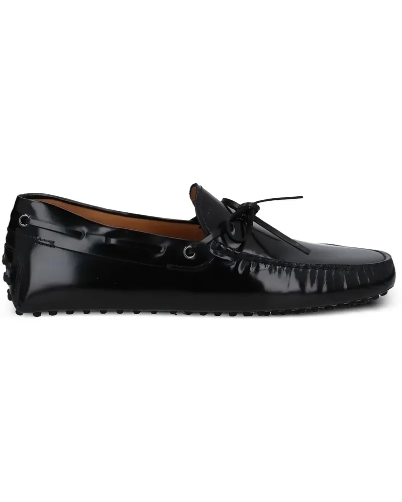 TOD'S Gommino Segelschuhe mit Schnürung - Schwarz Schwarz