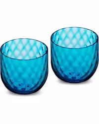 Dolce & Gabbana 2er-Set Murano-Schnapsgläser Blau