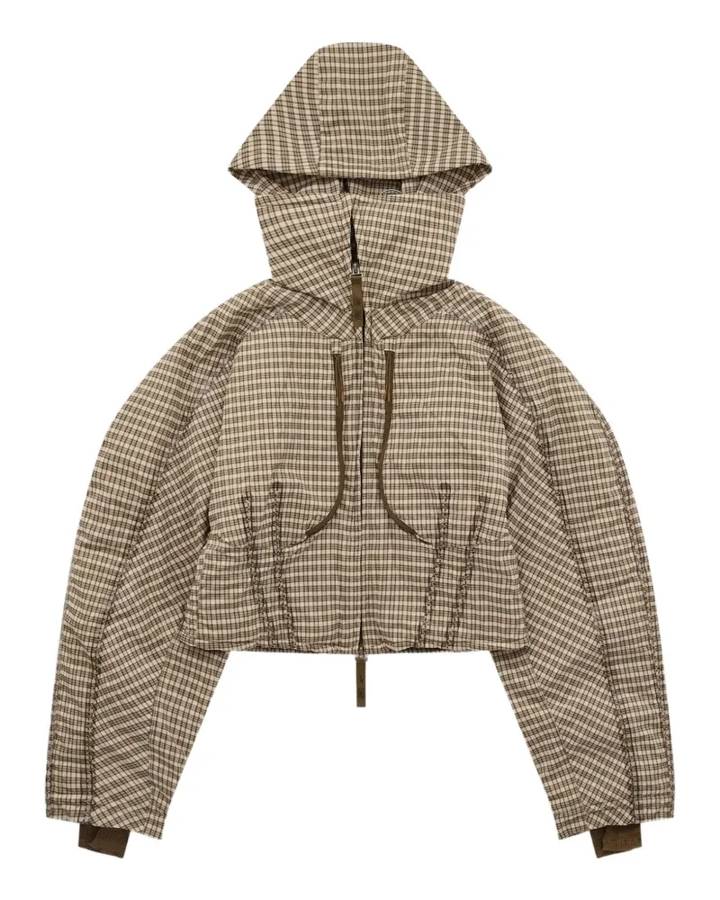 Nike x KNWLS check-pattern jacket - Nude Nude