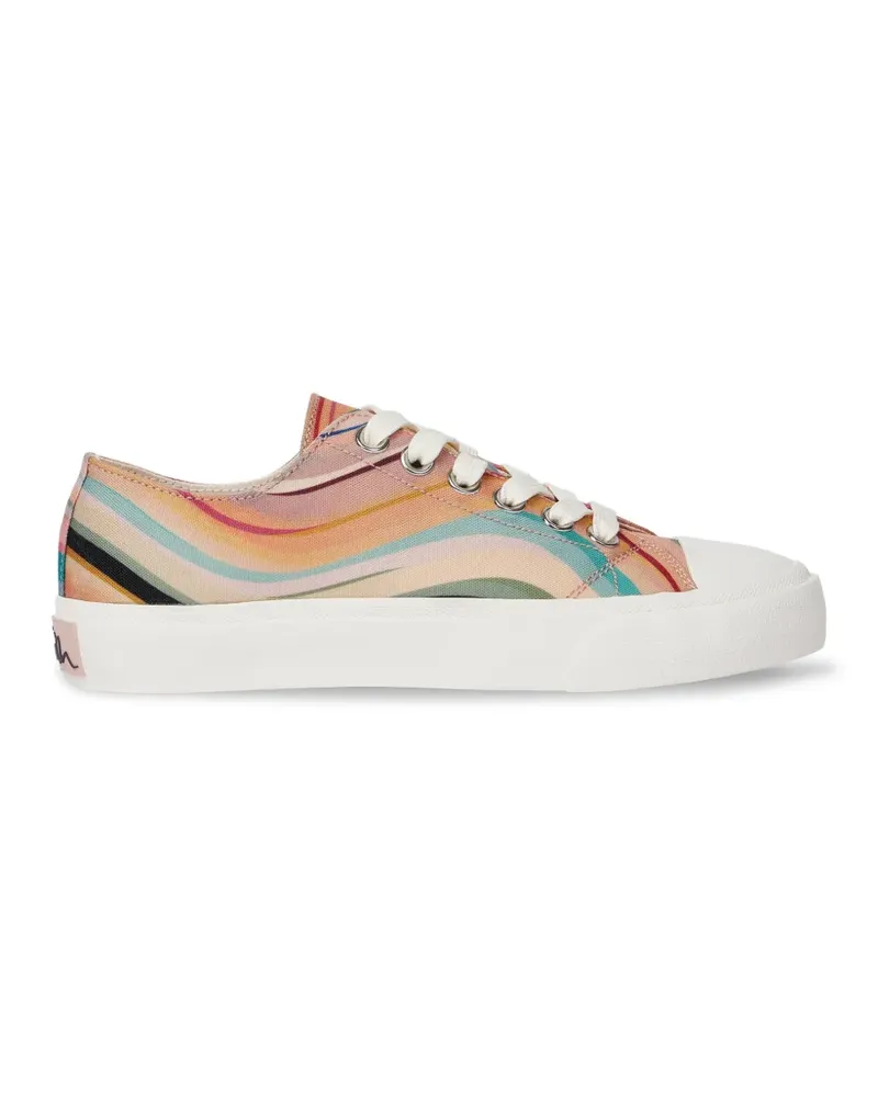 Paul Smith Marble Swirl lace-up sneakers - Rosa Rosa
