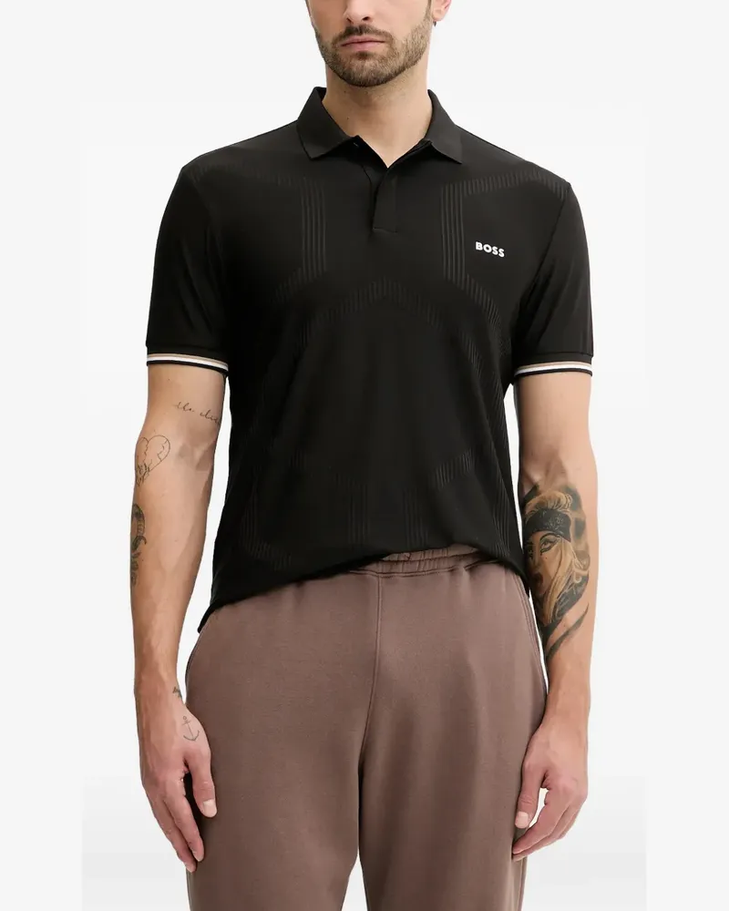 HUGO BOSS Poloshirt mit Streifendetail - 001 001