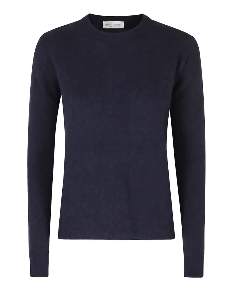 Roberto Collina Pullover mit rundem Ausschnitt - Blau Blau