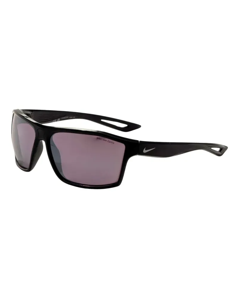 Nike Eckige Circuit Sonnenbrille - Schwarz Schwarz