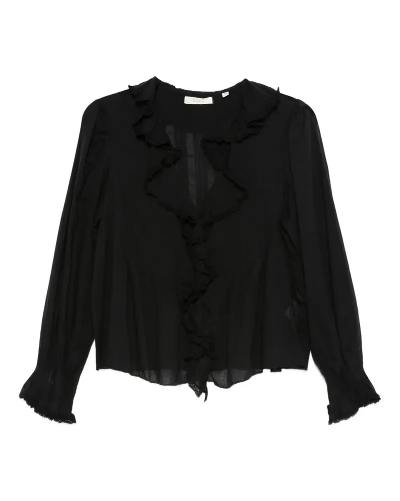 DÔEN Hardy Bluse - Schwarz Schwarz