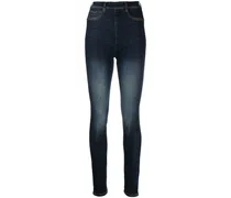 Jeggings mit hohem Bund - Blau