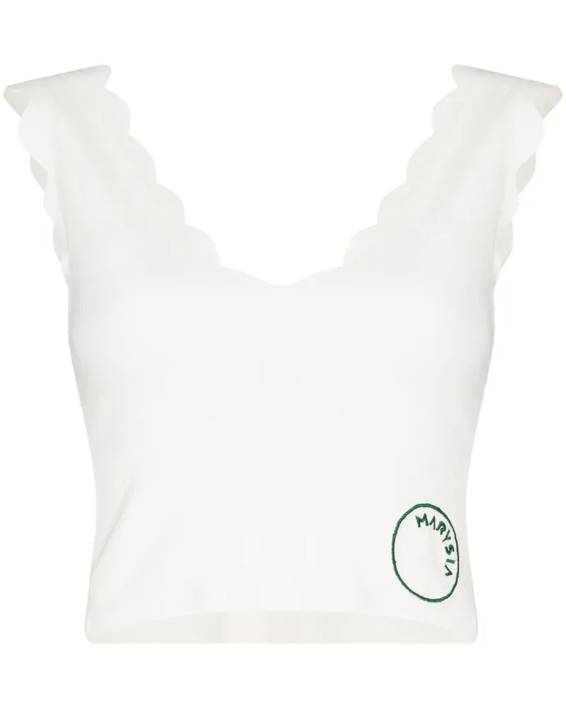 Marysia Venus Top - Weiß Weiß