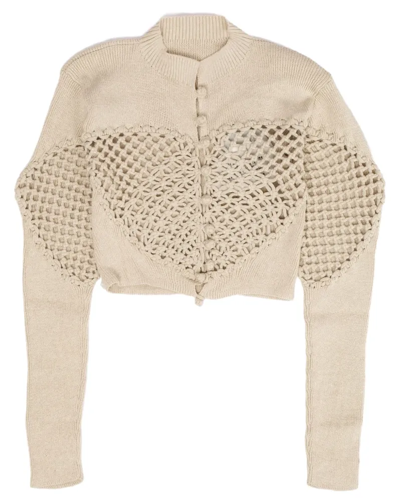 Isa Boulder Court Cardigan - Nude Nude