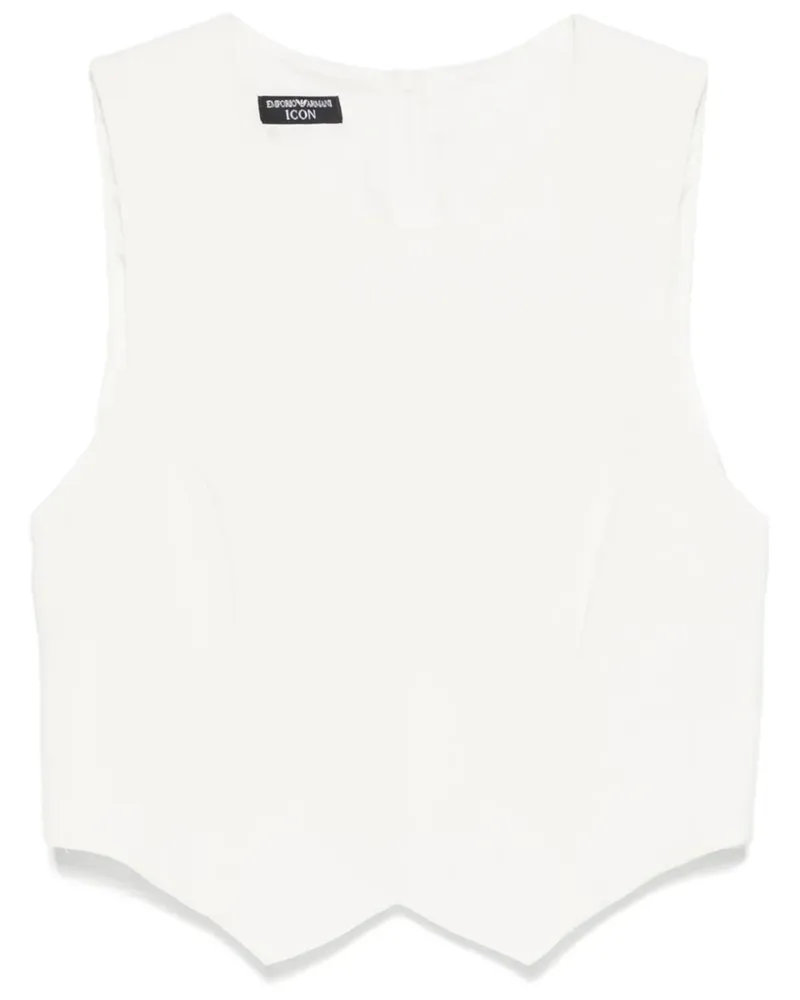 Emporio Armani Tanktop mit Rundhalsausschnitt - Weiß Weiß
