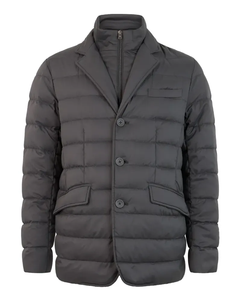 Herno Gefütterte Jacke im Layering-Look - Grau Grau