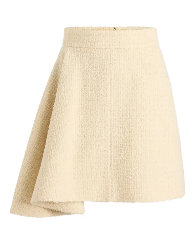 Patou Asymmetrischer Tweed-Rock - Nude Nude
