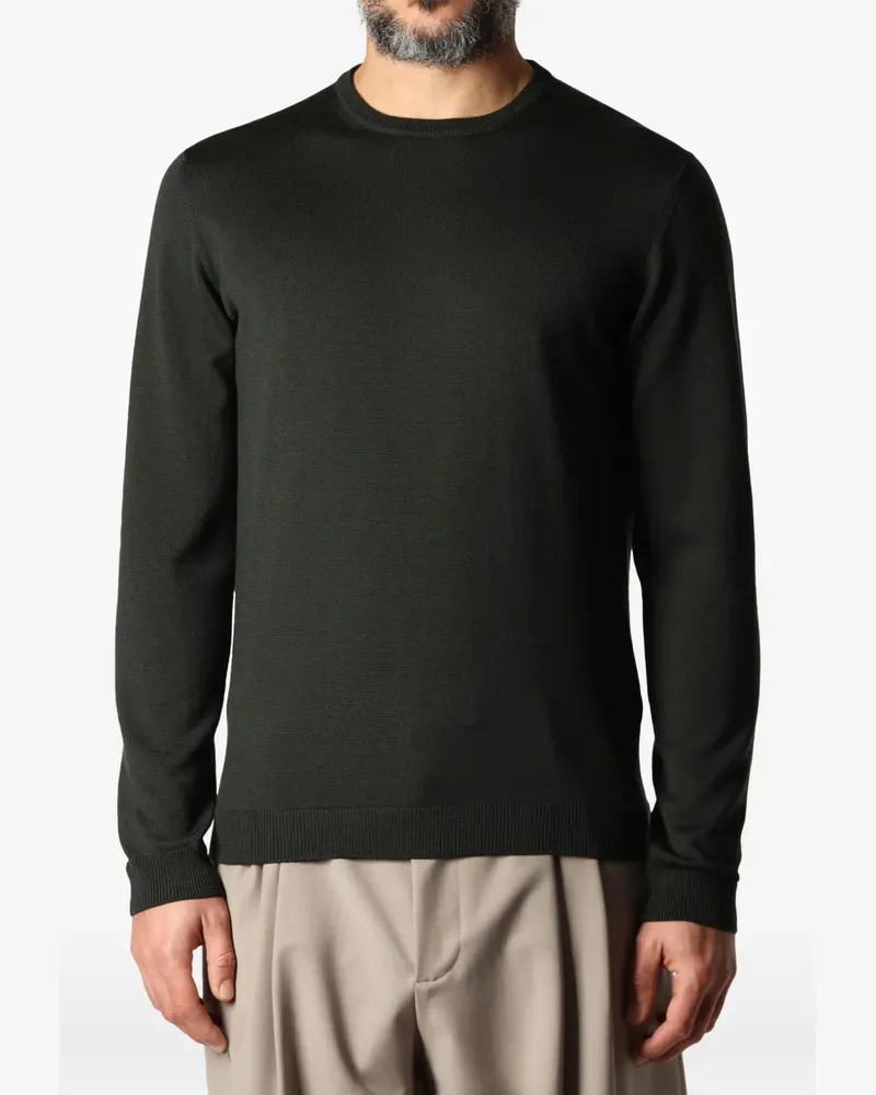 Roberto Collina Pullover mit Rundhalsausschnitt - Schwarz Schwarz