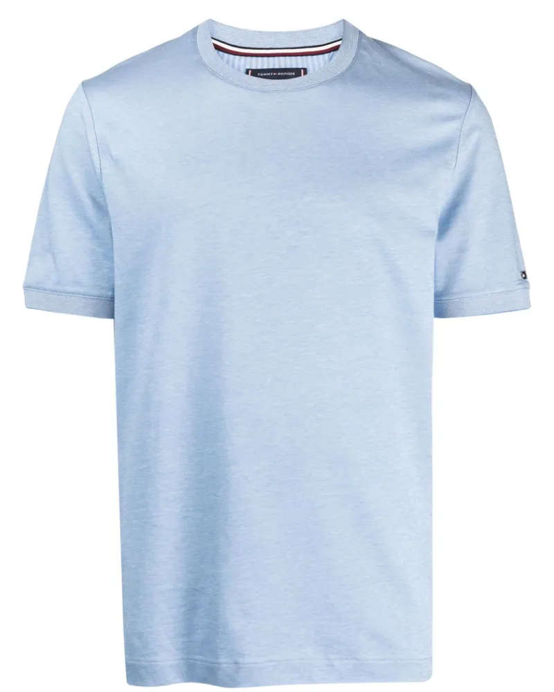 Tommy Hilfiger T-Shirt mit Logo-Stickerei - Blau Blau