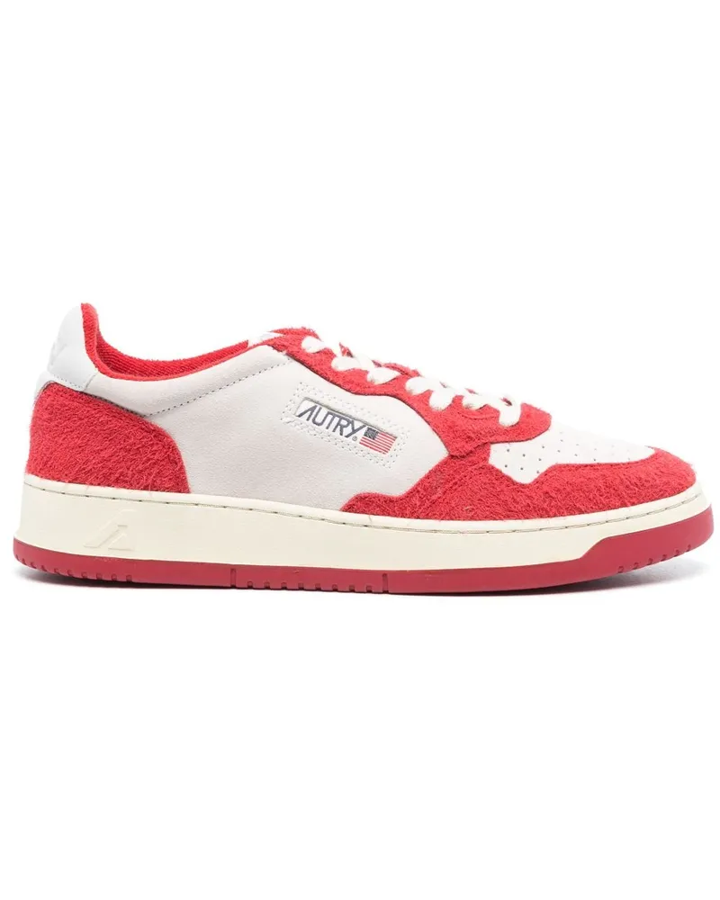 AUTRY Medalist Sneakers mit Wildlederbesatz - Nude Nude