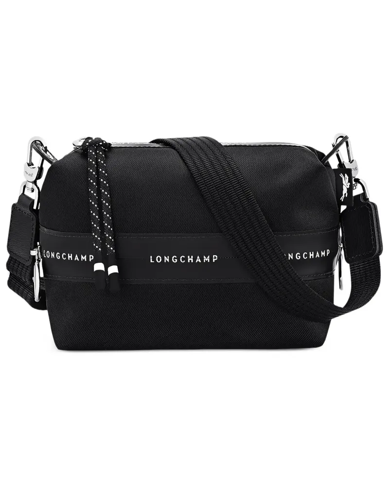 Longchamp XS Le Pliage Energy logo-print adjustable-strap shoulder bag - Schwarz Schwarz
