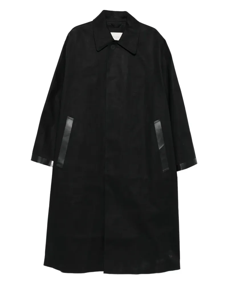 Studio Nicholson x Macintosh panelled coat - Schwarz Schwarz