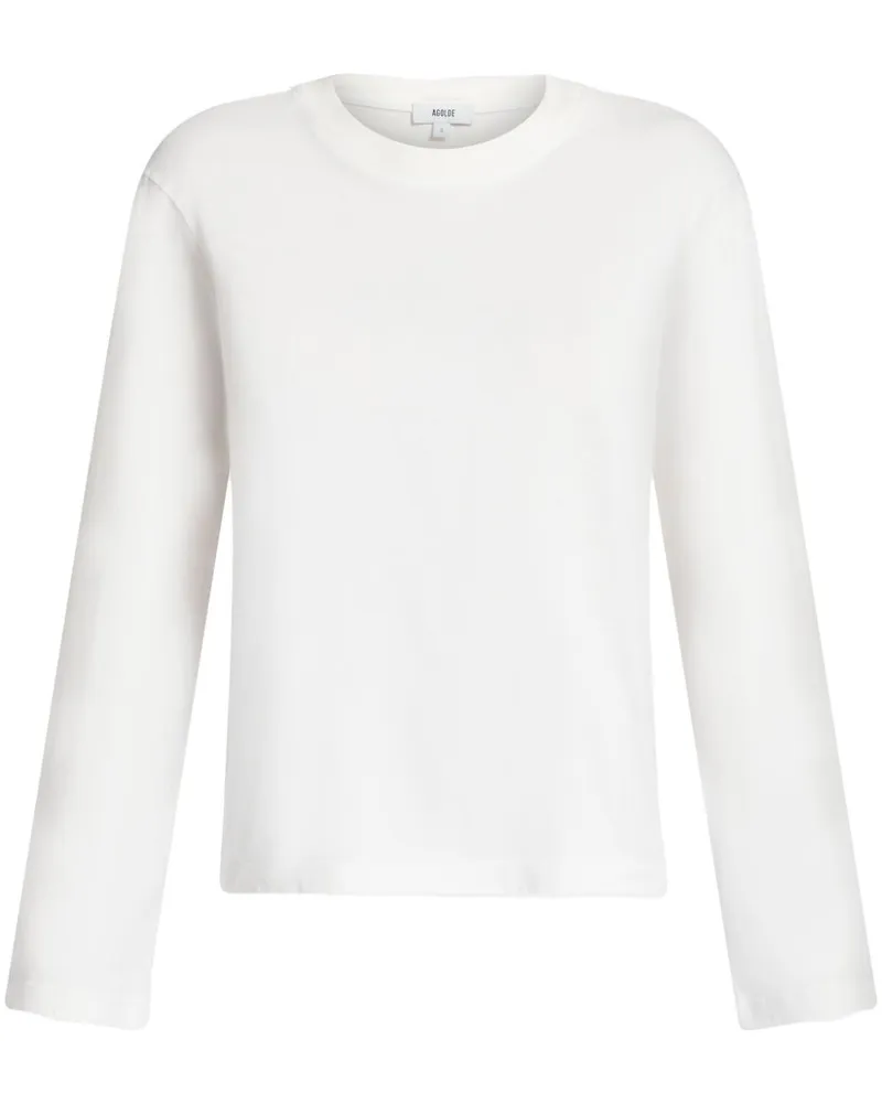 AGOLDE Runa T-Shirt - Weiß Weiß
