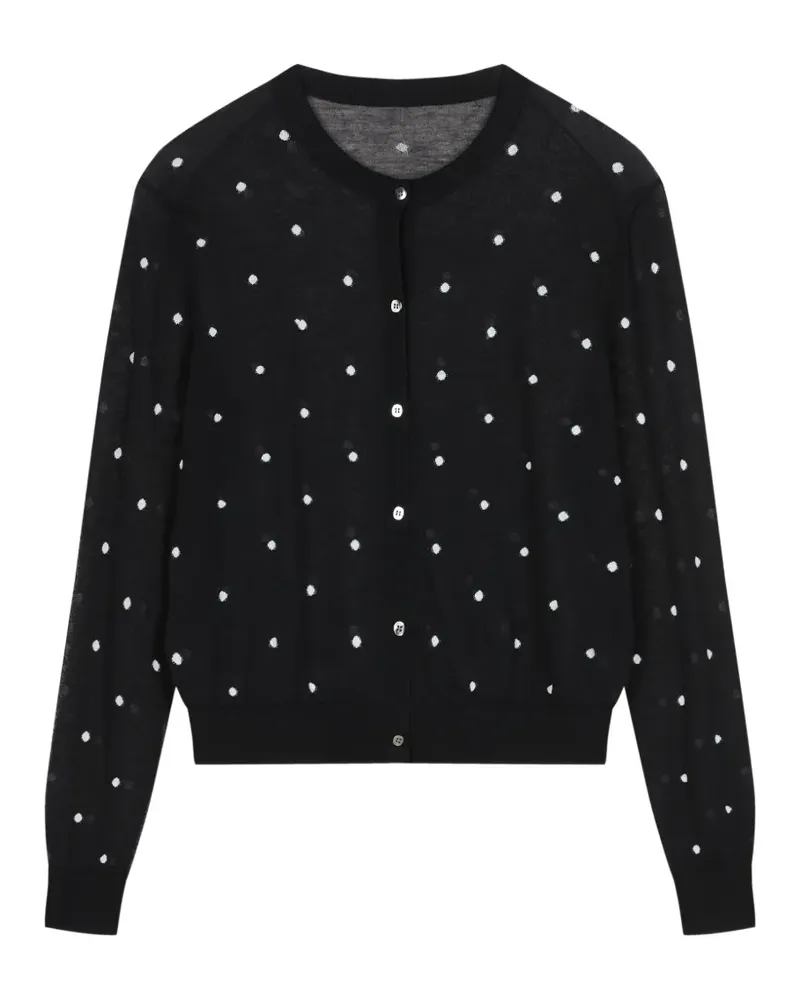 JNBY Gepunkteter Cardigan - Schwarz Schwarz