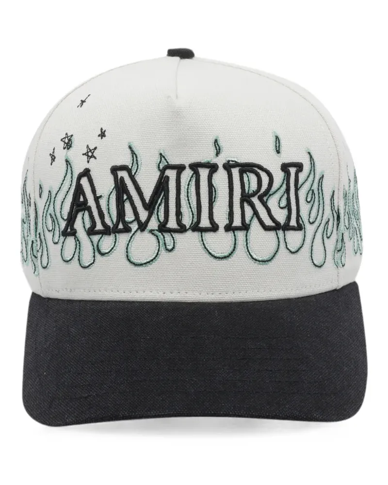 Amiri logo-embroidered baseball cap - Weiß Weiß