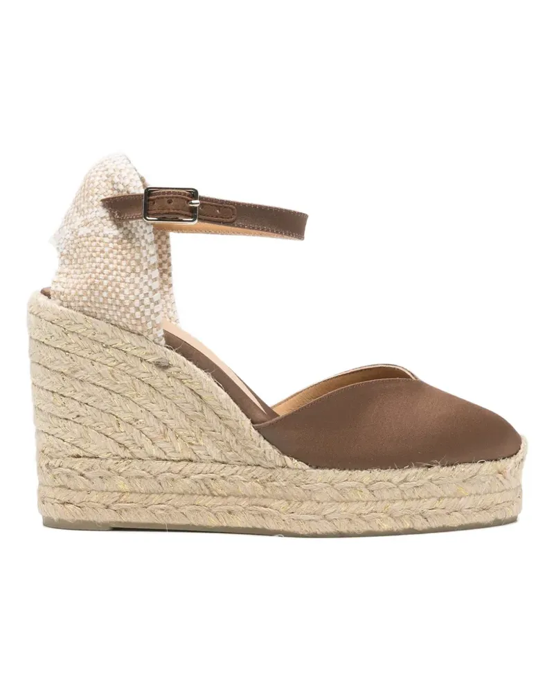 Castañer ankle strap wedge sandals - Braun Braun