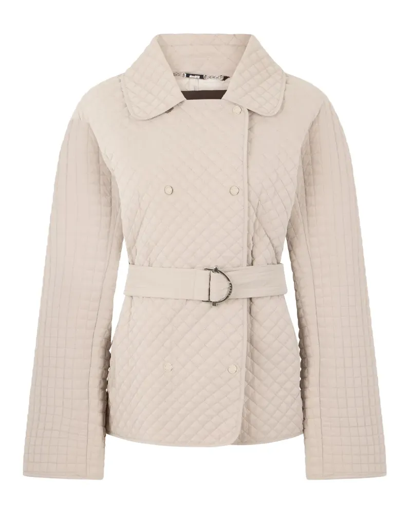 MOORER belted puffer jacket - Nude Nude