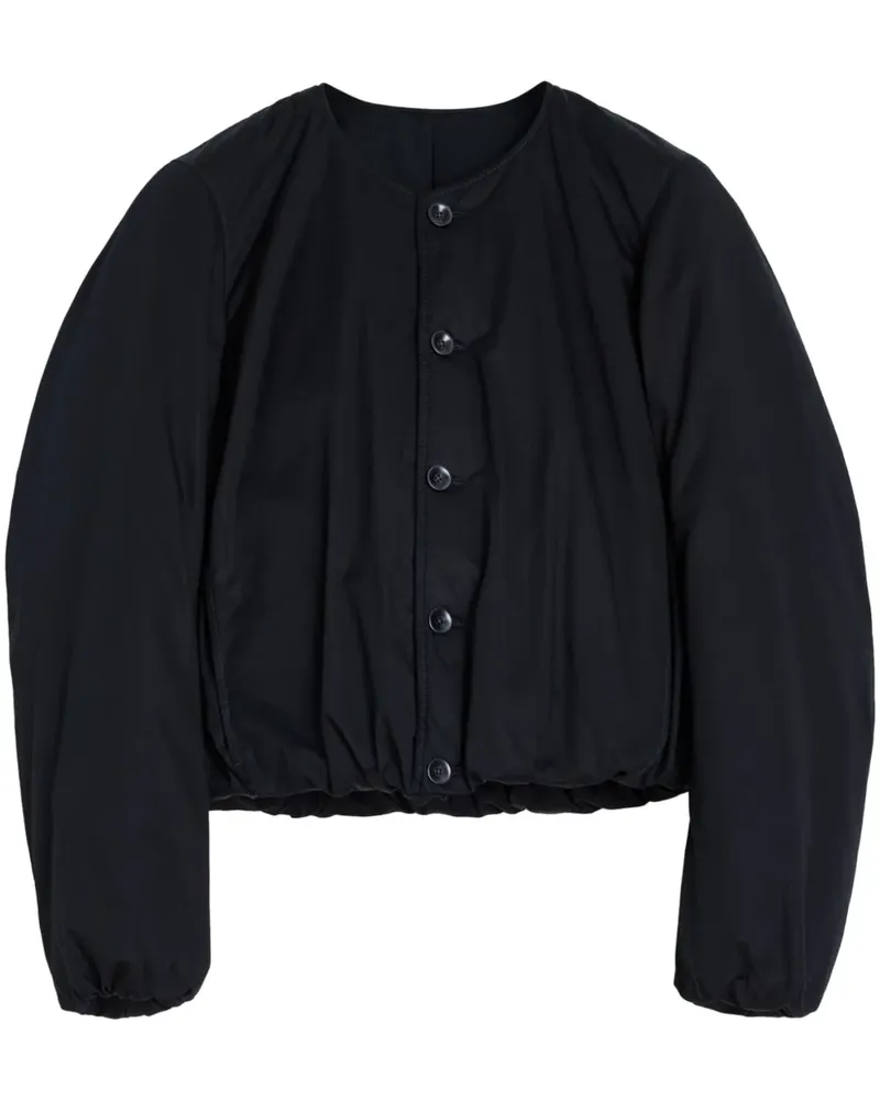 Christophe Lemaire Wattierte Bomberjacke - Schwarz Schwarz