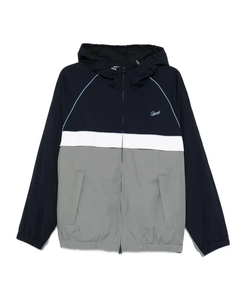 Dunst Windbreaker in Colour-Block-Optik - Blau Blau
