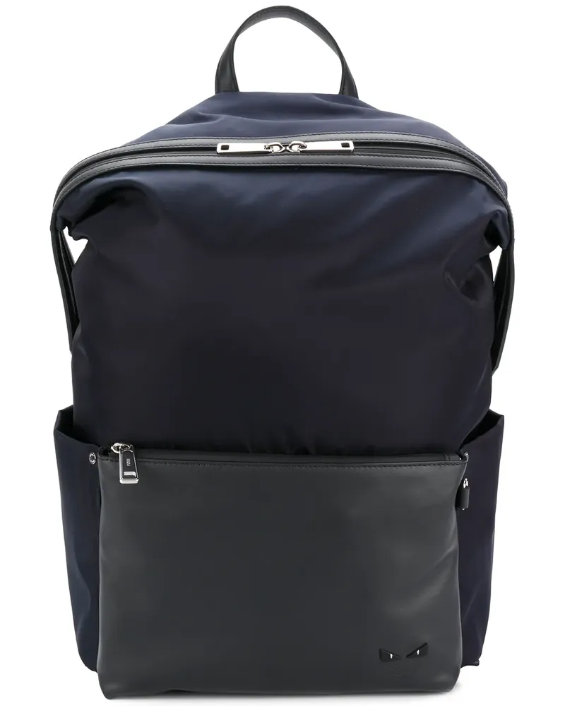 Fendi Rucksack im "Bag Bugs"-Design - Blau Blau