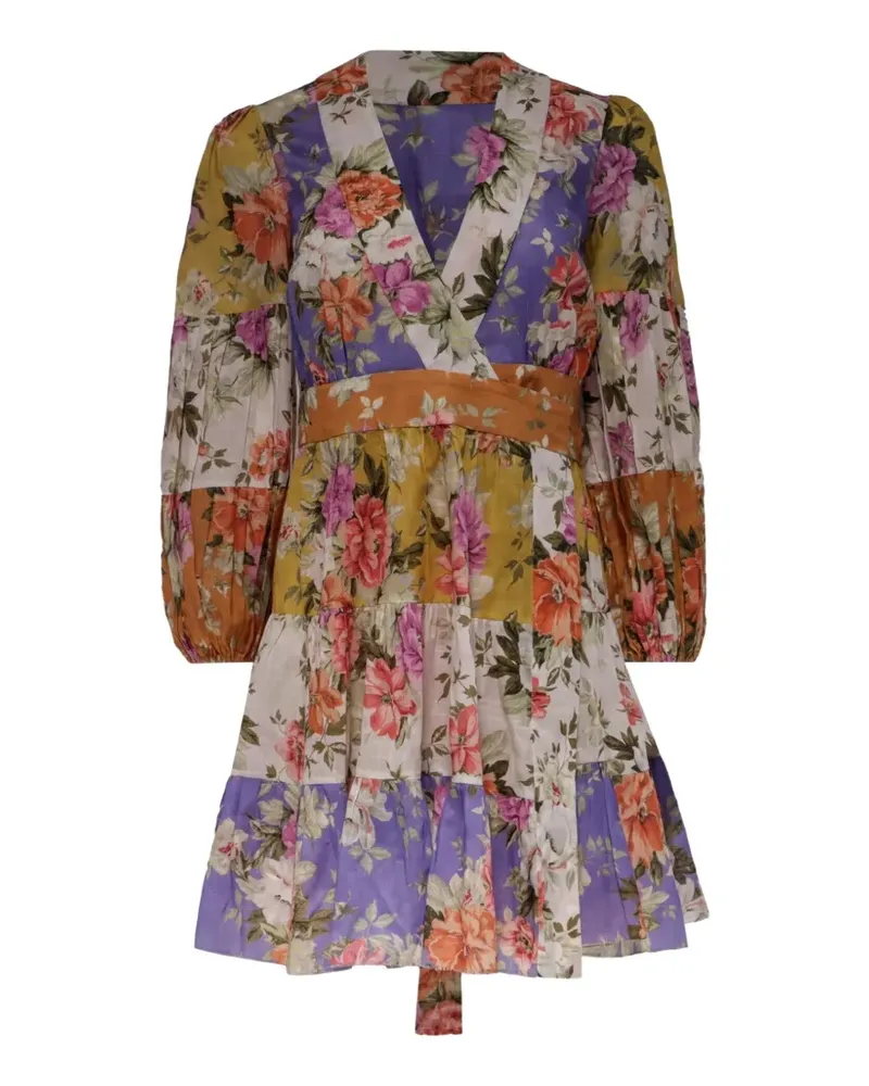 Zimmermann Pattie belted wrap dress - Violett Violett