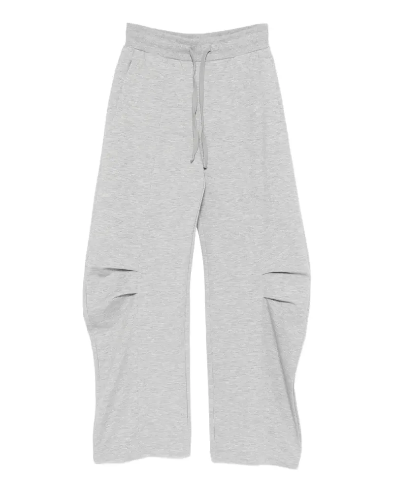 Patrizia Pepe oversized fleece track pants - Grau Grau