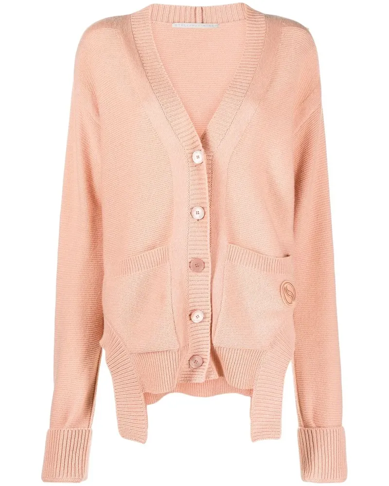 Stella McCartney Asymmetrischer Cardigan aus Kaschmir - Rosa Rosa