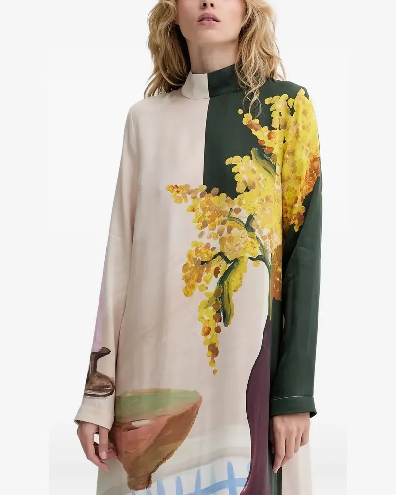 Stine Goya Kleid mit Print - Nude Nude