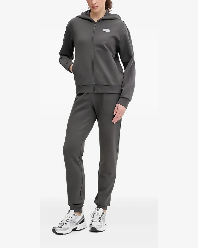EA7 hooded zip-fastening tracksuit - Grau Grau