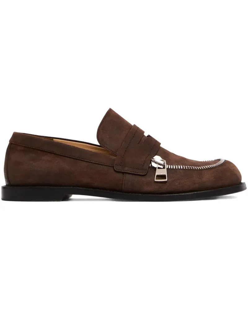 J.W.Anderson Loafer im Biker-Look - Braun Braun