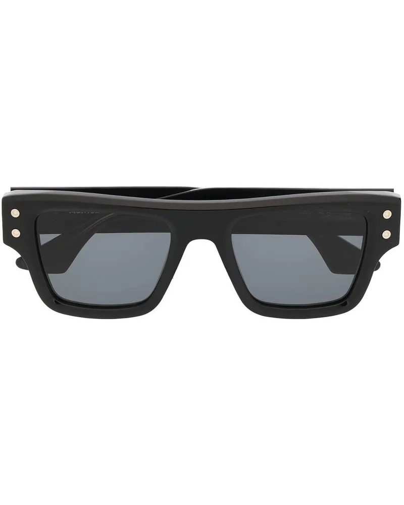 Montblanc Sonnenbrille mit Logo - Schwarz Schwarz