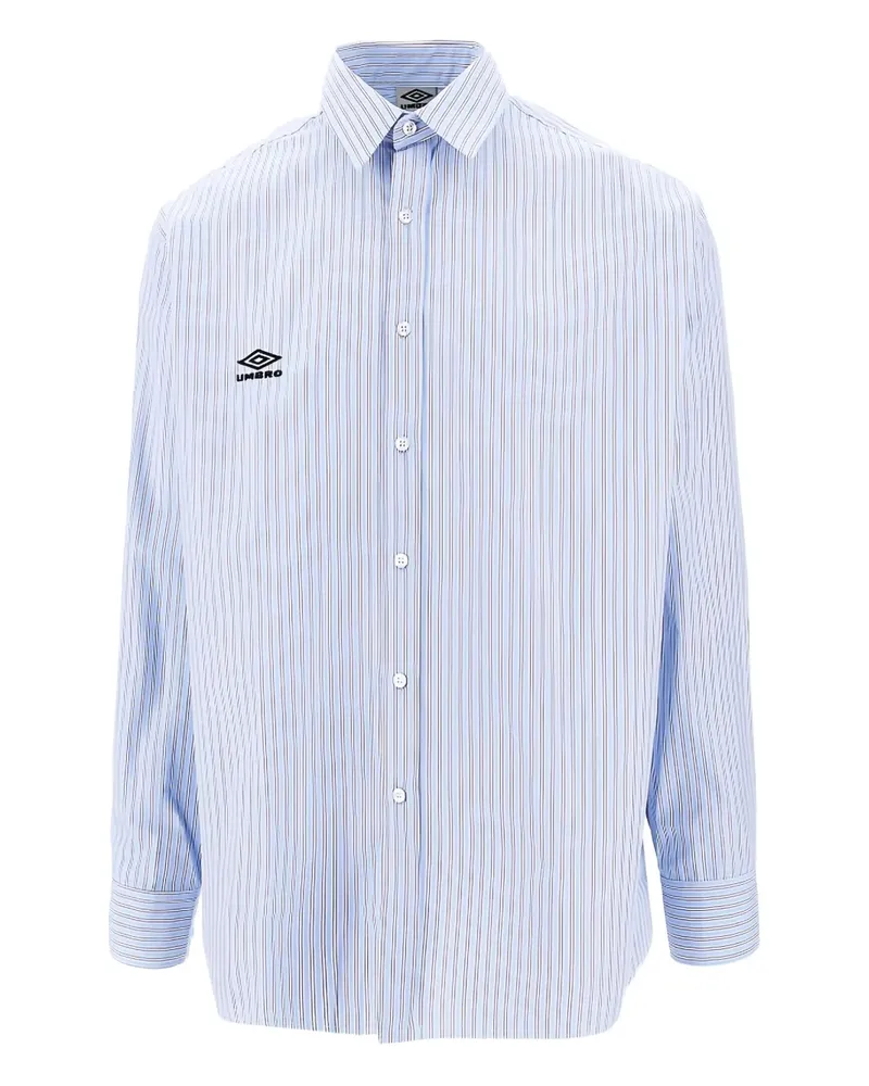 Umbro striped logo shirt - Blau Blau