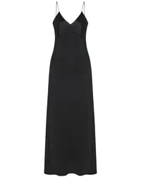 Rosetta Getty Camisole-Kleid mit Einsätzen Schwarz