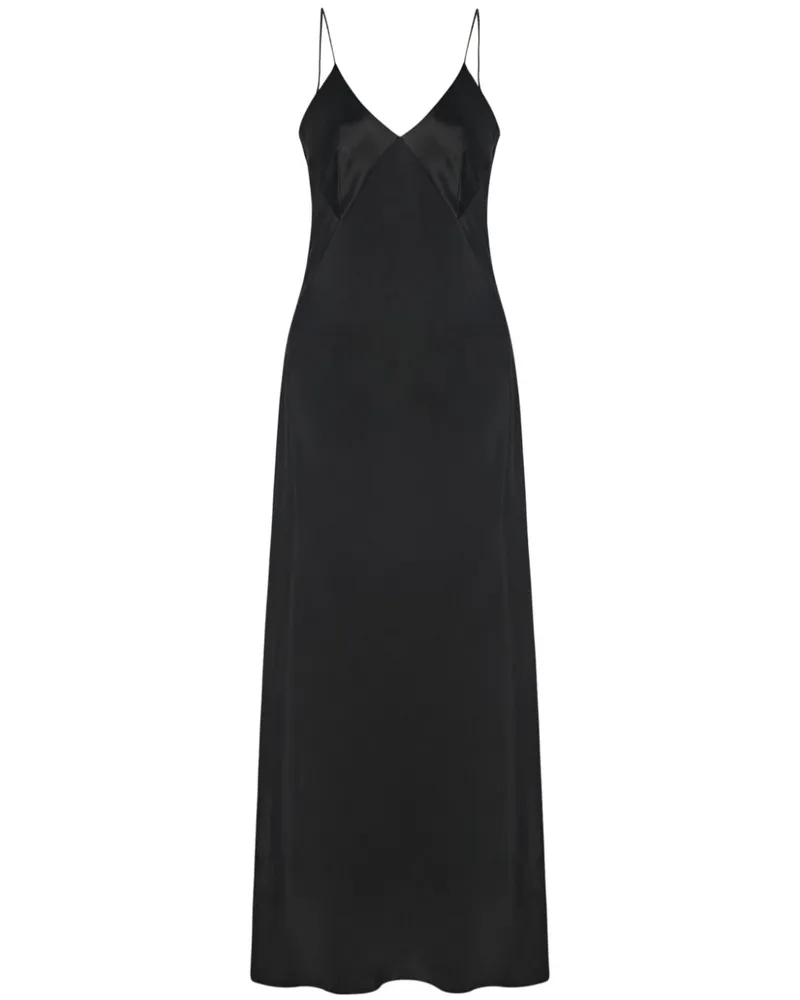 Rosetta Getty Camisole-Kleid mit Einsätzen - Schwarz Schwarz