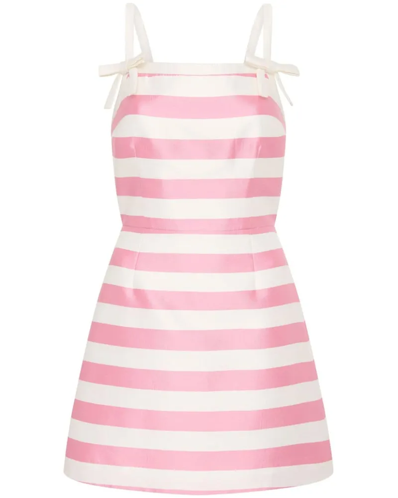 Rebecca Vallance Gestreiftes Jocelyn Minikleid - Rosa Rosa
