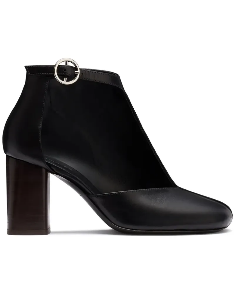 Christophe Lemaire Stiefel mit Cut-Out 80mm - Schwarz Schwarz