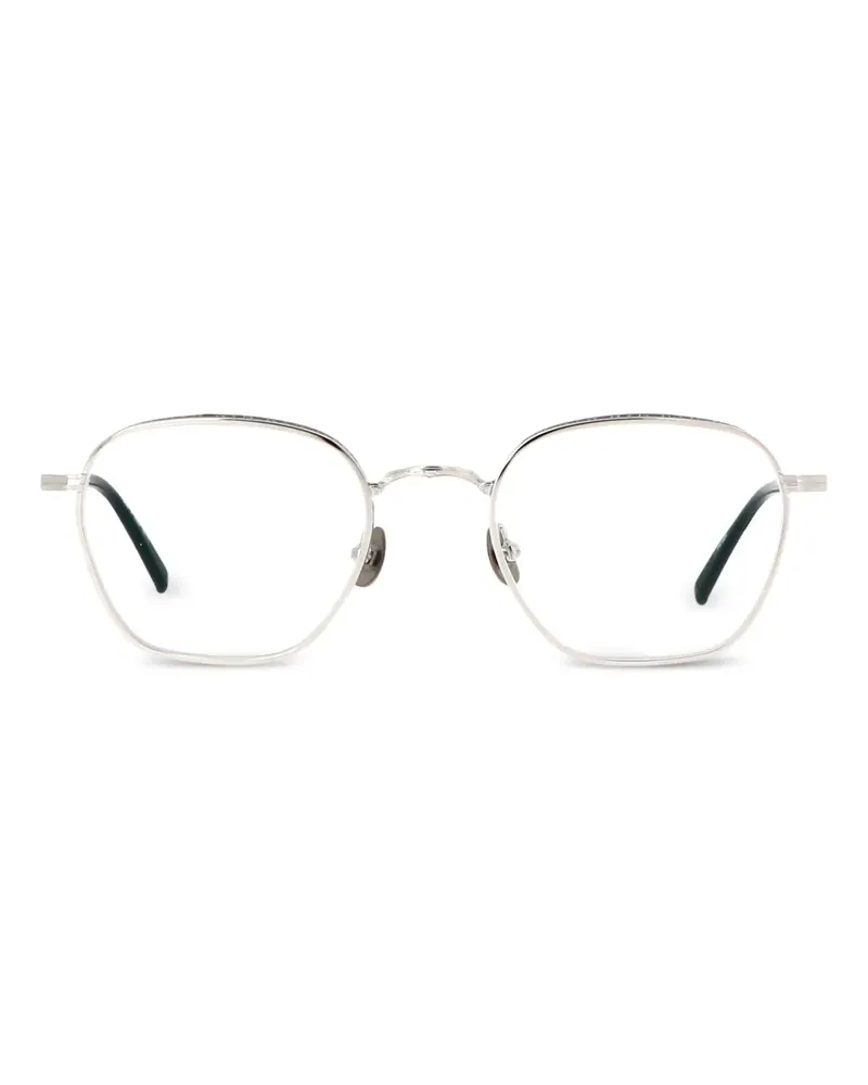 MATSUDA Runde Brille mit verziertem Gestell - Silber Silber