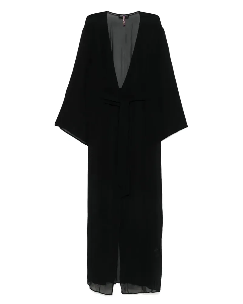 Maison Close Fever Kaftan - Schwarz Schwarz