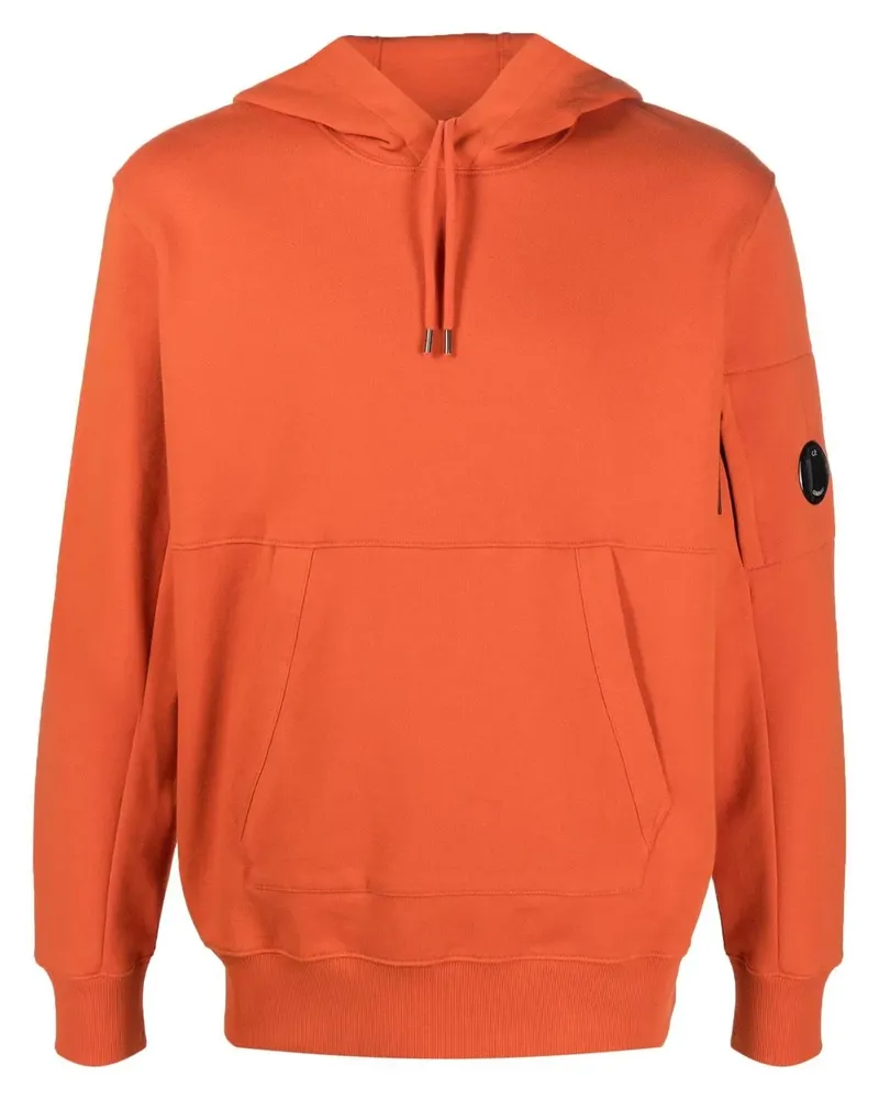 C.P. Company Hoodie mit Linsen-Detail - Orange Orange