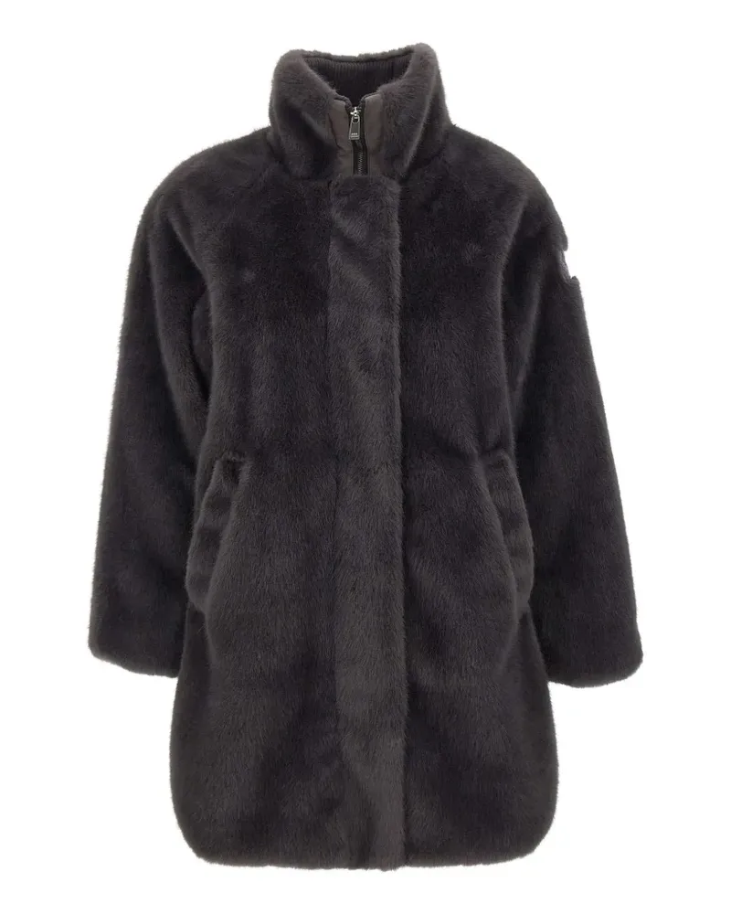 TATRAS Zaria Mantel aus Faux Fur - Grau Grau