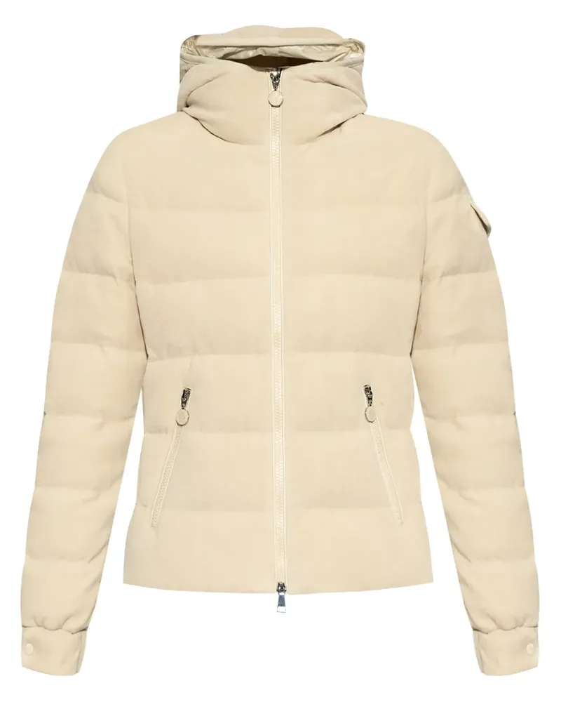 Moncler Gesteppte Elfenbeinjacke - Nude Nude