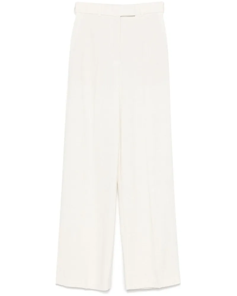 Róhe Strukturierte Wide-Leg-Hose - Nude Nude