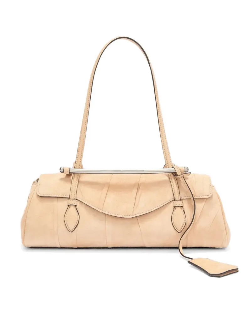 Ermanno Scervino mini Music suede shoulder bag - Nude Nude