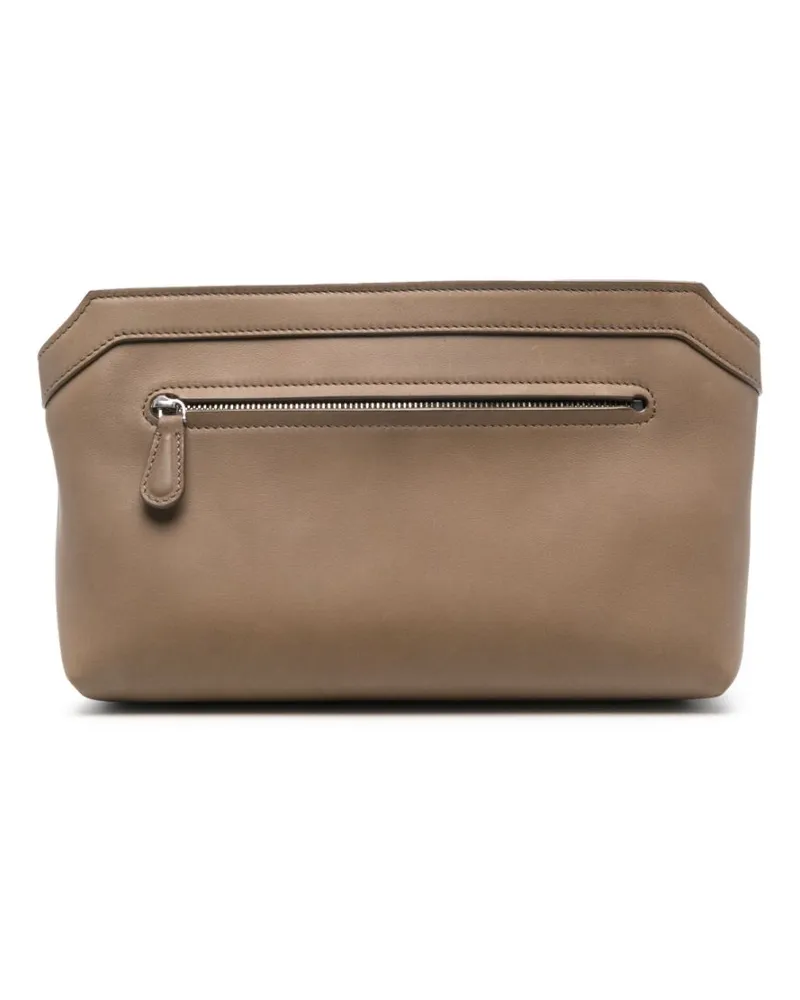 The Row Terrasse Clutch - Braun Braun