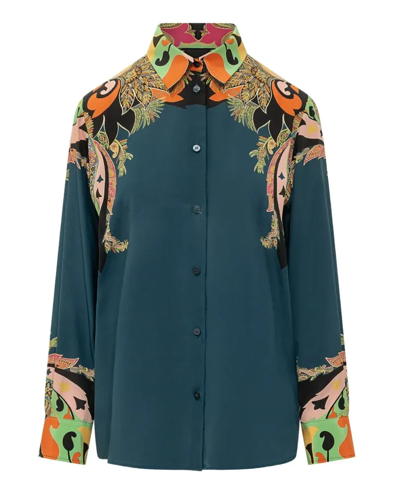 Etro paisley-print shirt - Blau Blau