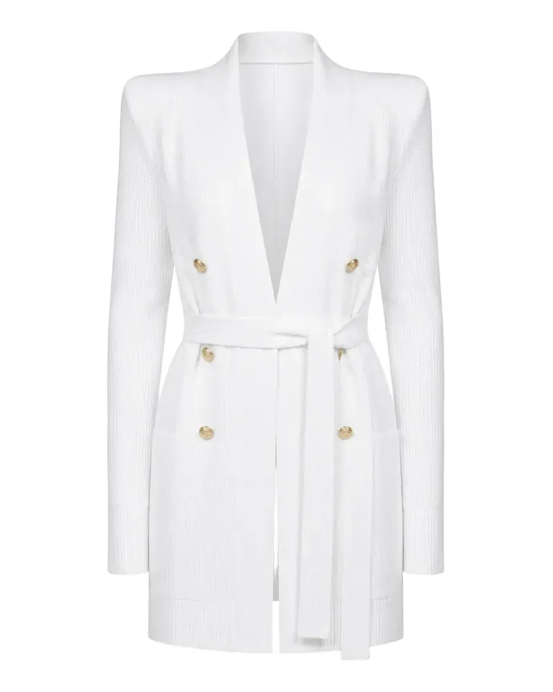 L'Agence Noe double-breasted cardigan - Weiß Weiß